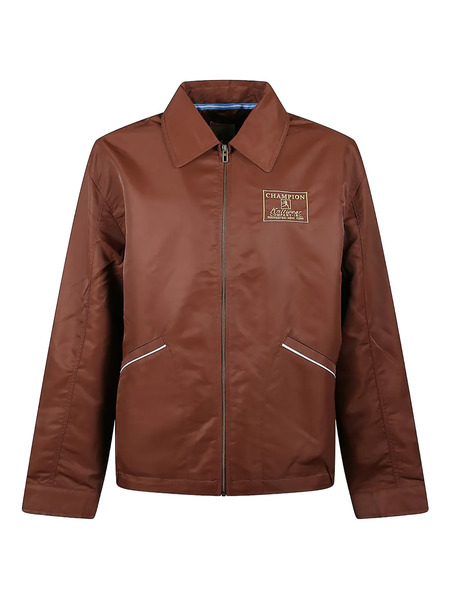  Champion Logo Shirt Jacket - Brown 