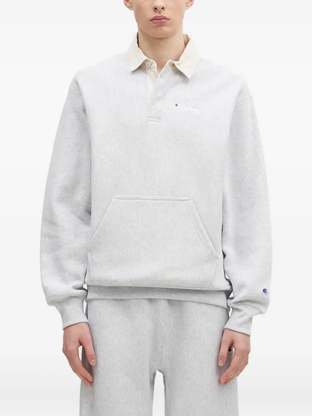  Champion Pocket Collared Polo Shirt - Grey 