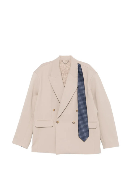  Charles Jeffrey Loverboy Double-breasted Jacket - Neutrals 