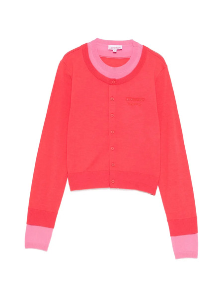  Charles Jeffrey Loverboy Double-layer Cardigan - Red 