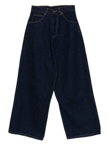  Charles Jeffrey Loverboy Knit-patch Jeans - Blue 
