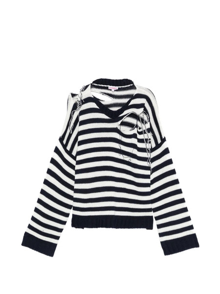  Charles Jeffrey Loverboy Stripe Sweater - Blue 