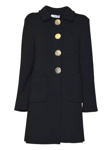  Charlott Buttoned Single-breasted Coats - Black 
