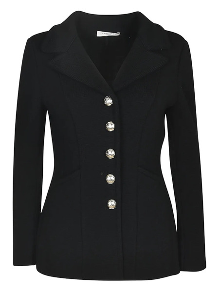  Charlott Embellished-buttons Jacket - Black 