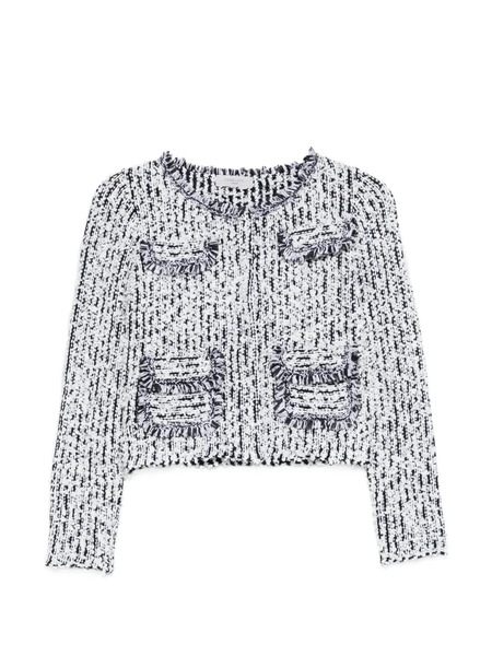  Charlott Fringed Pocket Jacket - White 