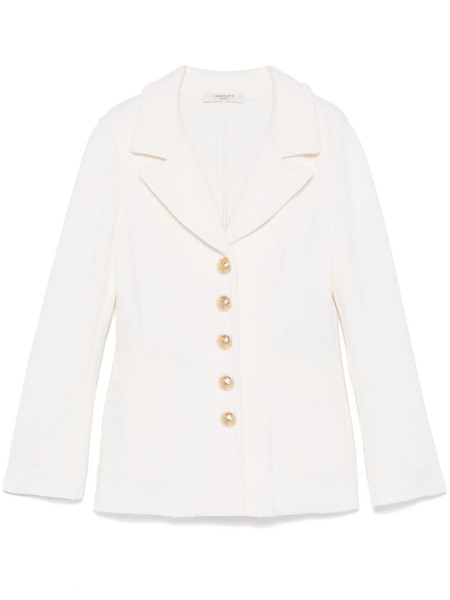  Charlott Knitted Blazer - White 