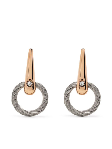  Charriol Infinity Zen Earrings - Silver 