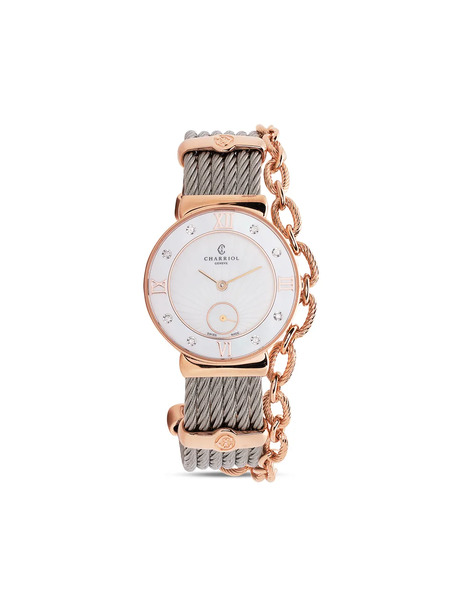  Charriol St-tropez 30mm - Silver 