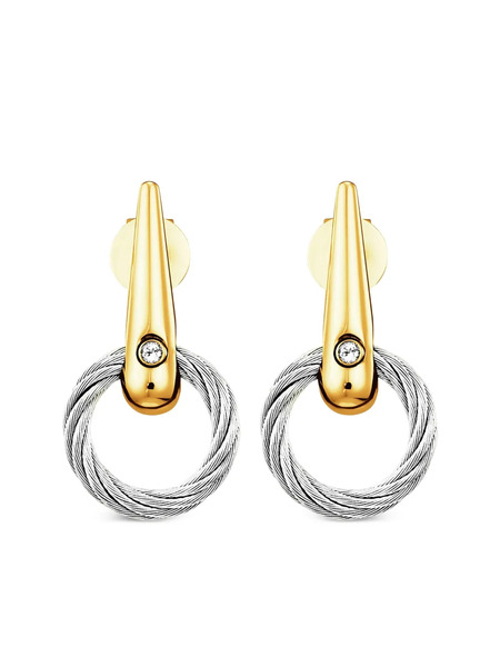  Charriol Zen Extension Earrings - Gold 