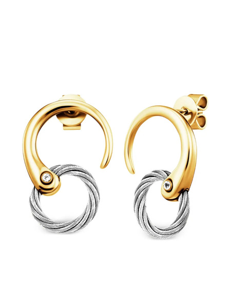  Charriol Zen Extension Earrings - Gold 