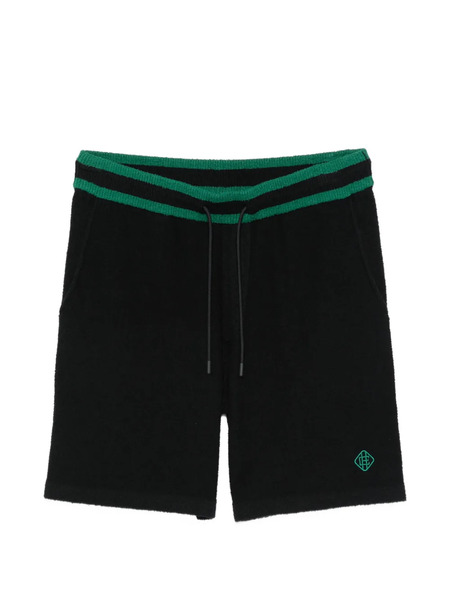  Ché Armas Bouclé Drawstring Shorts - Blue 