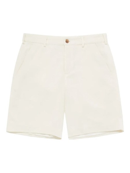  Ché Cotton-linen Shorts - Neutrals 