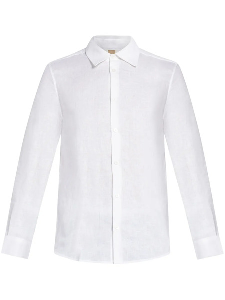  Ché Linen Button-up Shirt - White 