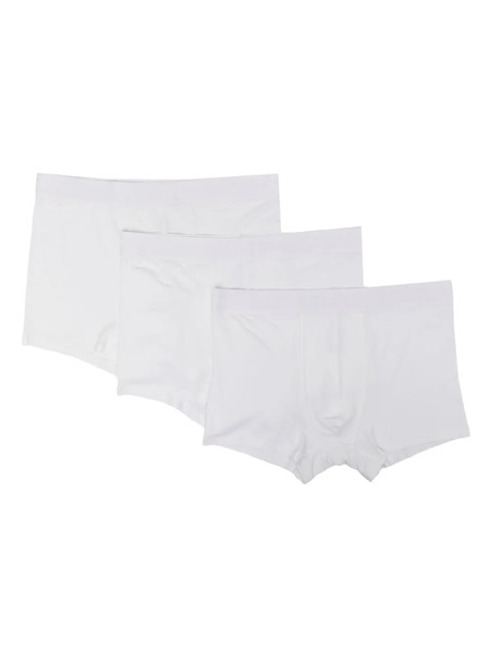 Ché Logo-band Boxers (set Of Three) - White 