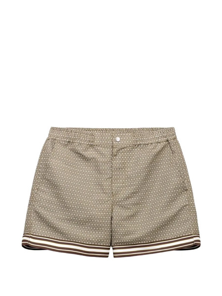  Ché Studios Lucena-print Swim Shorts - Neutrals 