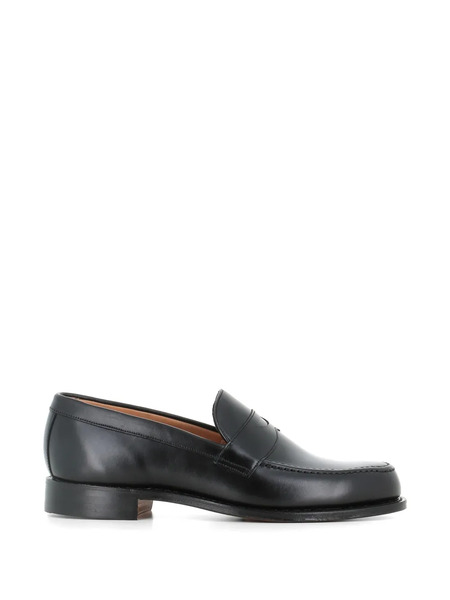  Cheaney Penny Leather Loafers - Black 