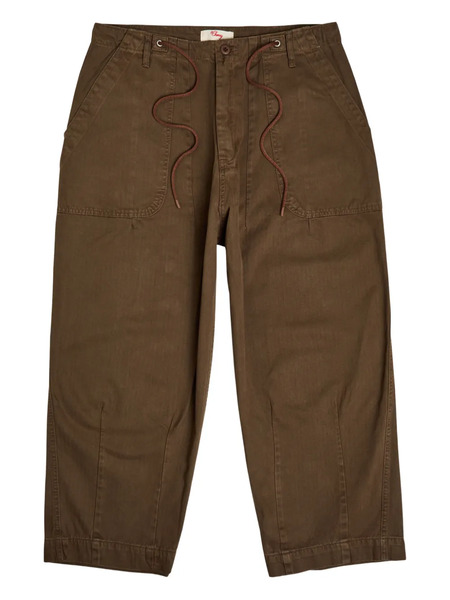  Cherry La Drawstring-fastening Trousers - Brown 