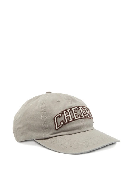 Cherry La Embroidered-logo Baseball Cap - Neutrals 