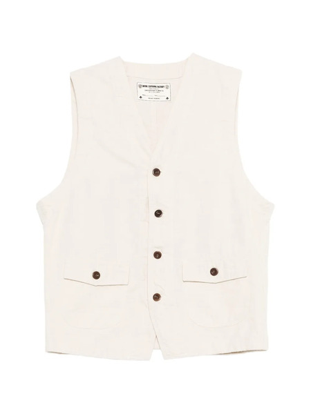  Chesapeakes St Michel Buttoned Patch-pocket Waistcoat - Neutrals 