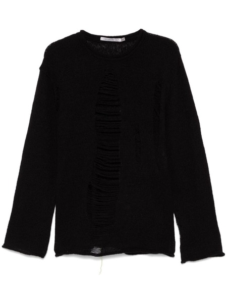  Chiahung Su Distressed Sweater - Black 