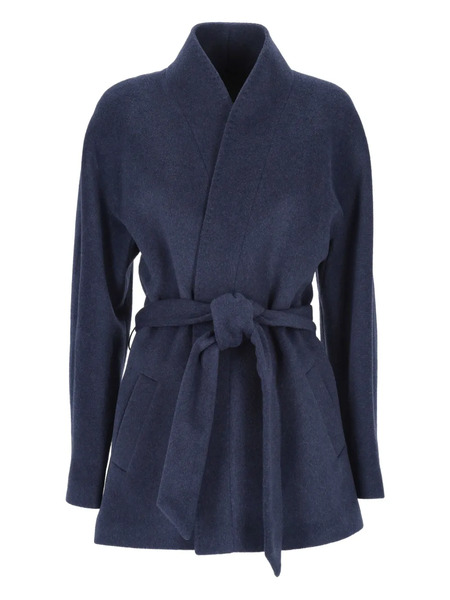  Chiara Ferragni Belted Collar Coat - Blue 