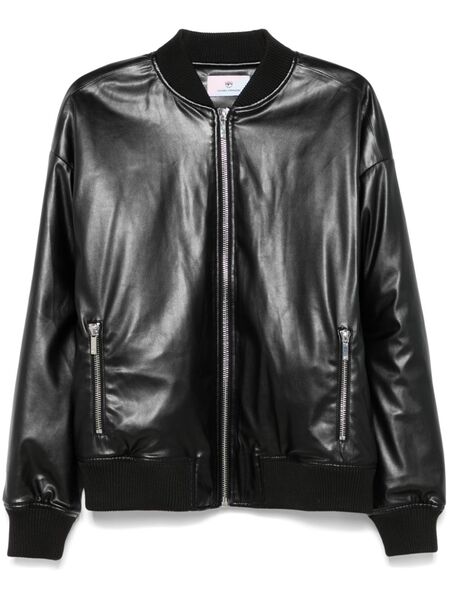  Chiara Ferragni Butterlies Bomber Jacket - Black 