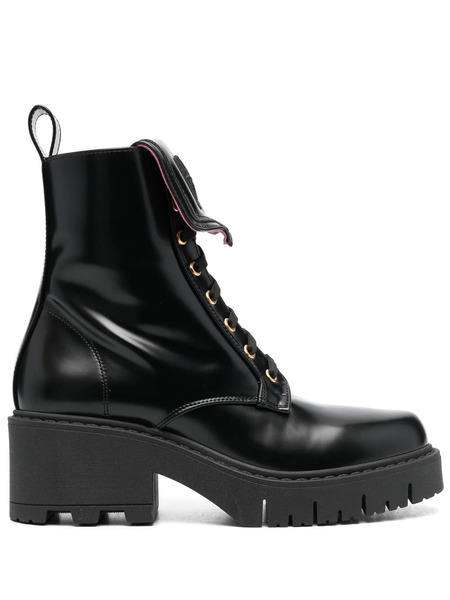  Chiara Ferragni Eyelike 60mm Ankle Boots - Black 