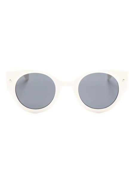  Chiara Ferragni Eyelike-motif Round-frame Sunglasses - Neutrals 