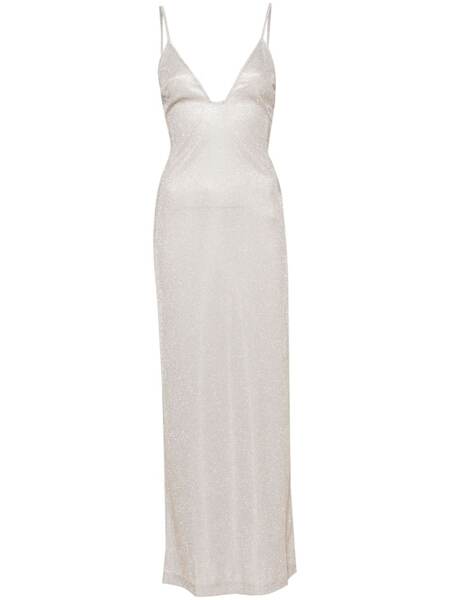  Chiara Ferragni Glittered Maxi Dress - Grey 