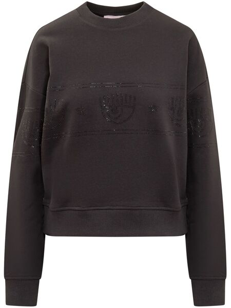  Chiara Ferragni Logomania Sweatshirt - Black 