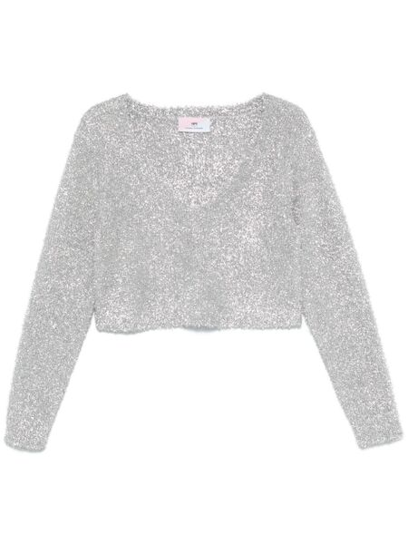  Chiara Ferragni Lurex Sweater - Grey 