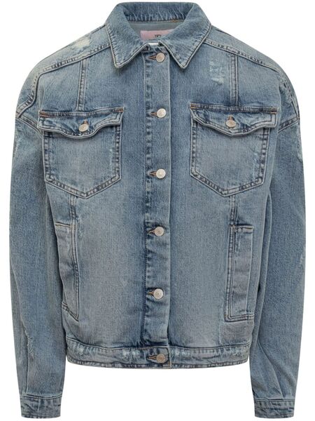  Chiara Ferragni Punk 414 Denim Jacket - Blue 