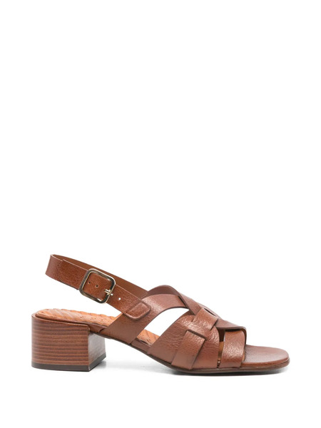  Chie Mihara Leather Sandals - Brown 