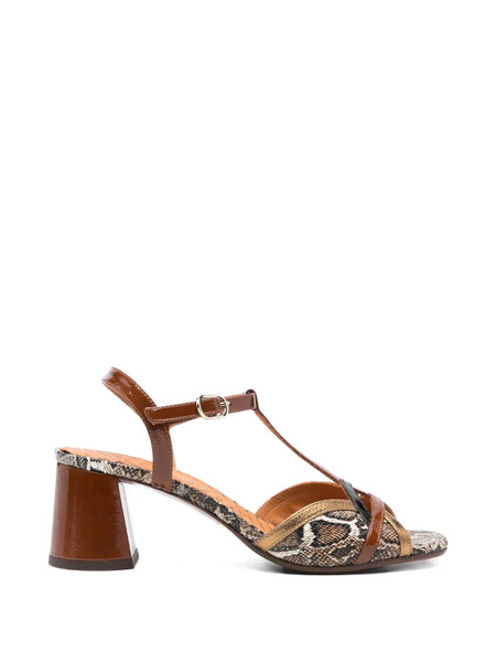  Chie Mihara Ryejo T-strap Sandals - Brown 