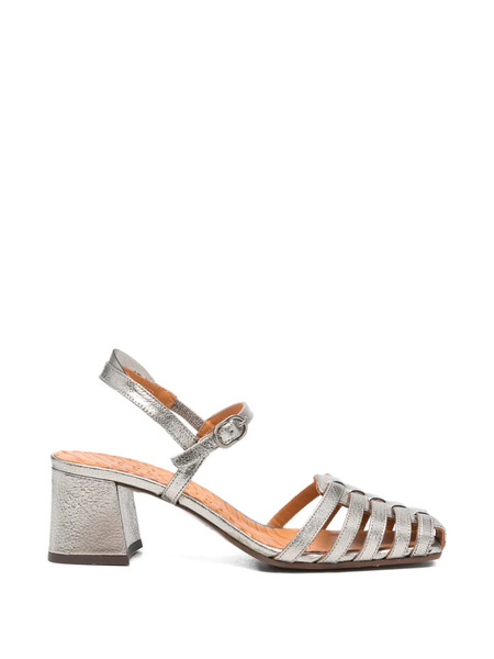  Chie Mihara Woven Strap Sneakers - Silver 