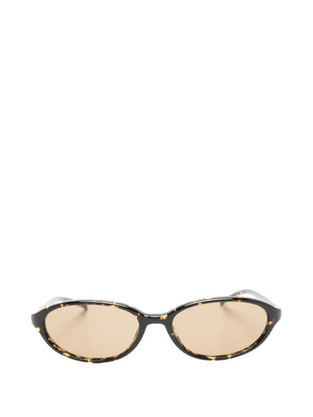  Chimi Ellipse Oval-frame Sunglasses - Brown 