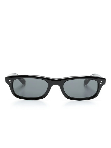  Chimi Pin Rectangle-frame Sunglasses - Black 