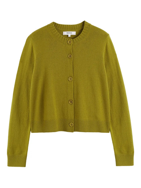  Chinti & Parker Crew-neck Cardigan - Green 
