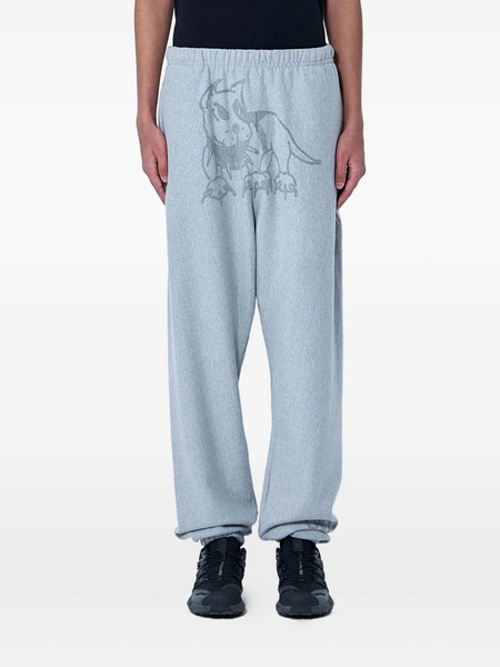  Chitè Graphic-print Cotton Track Pants - Grey 