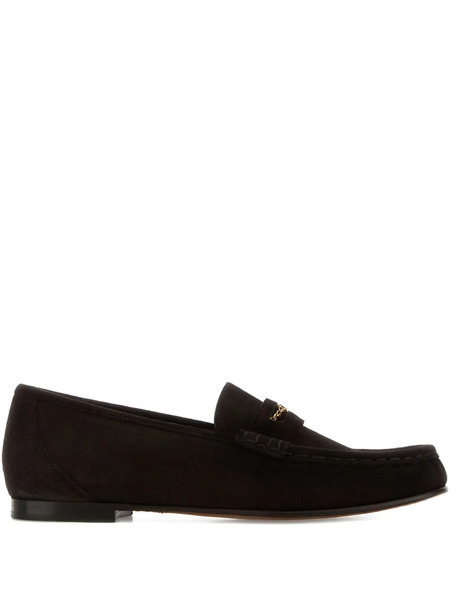  Chloé Chain-embellished Loafers - Brown 