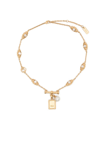  Chloé Classy Pendant Necklace - Gold 