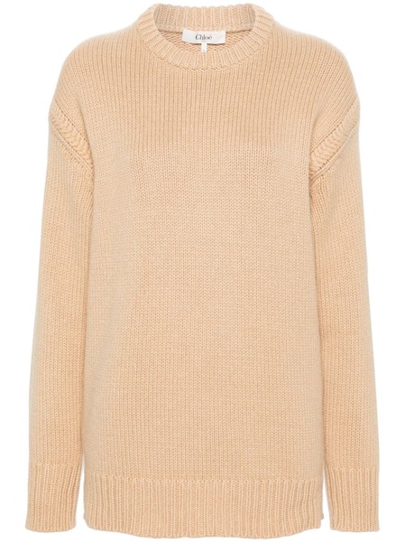  Chloé Crew-neck Sweater - Brown 