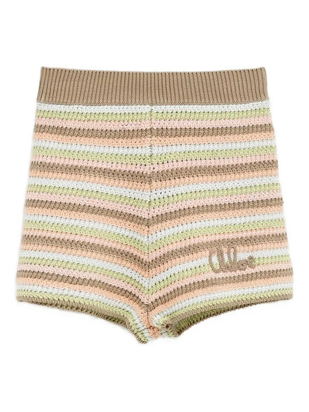  Chloé Crochet-knit Shorts - Green 