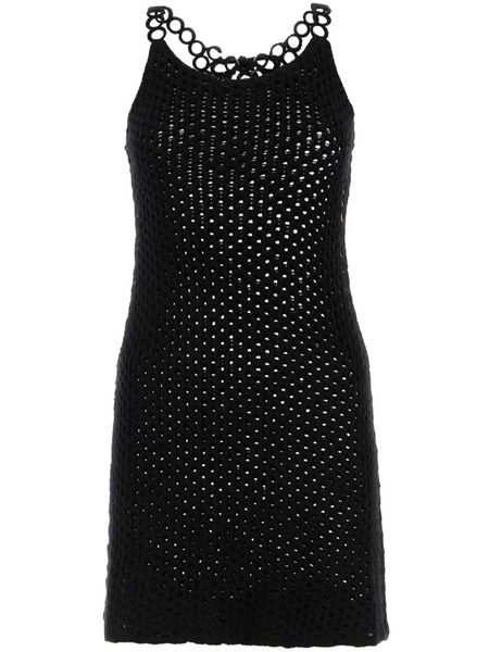  Chloé Crochet Minidress - Black 