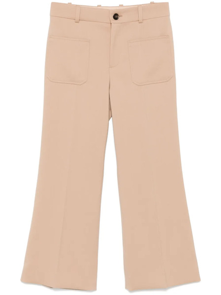  Chloé Cropped Trousers - Brown 