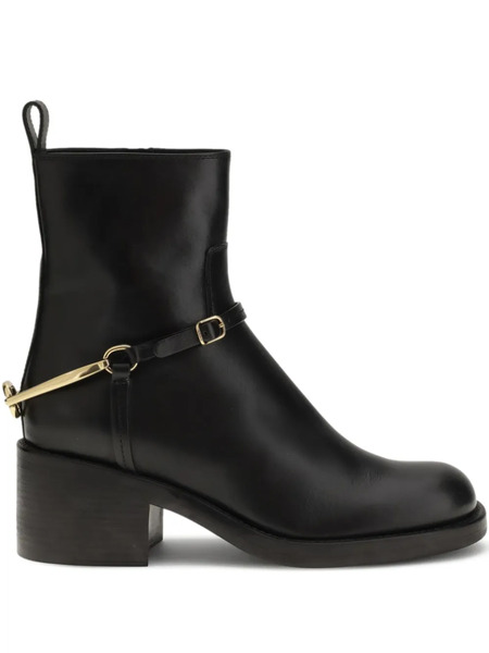  Chloé Dakota Round-toe Boots - Black 
