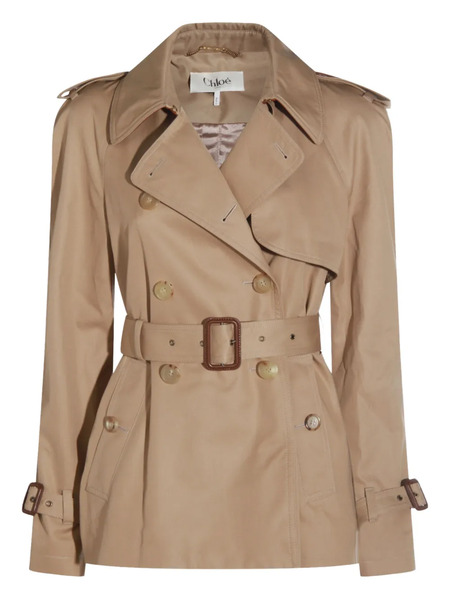  Chloé Double-breasted Trench Coat - Brown 