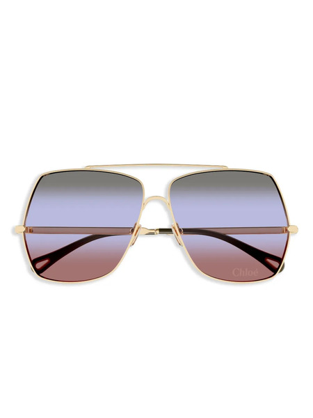  Chloé Eyewear Aly Sunglasses - Gold 