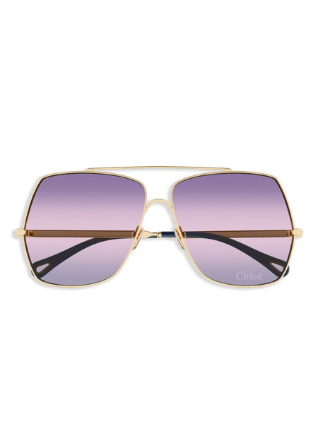  Chloé Eyewear Aly Sunglasses - Gold 