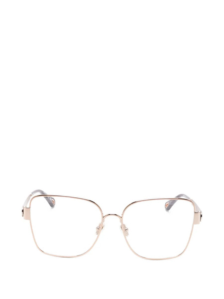  Chloé Eyewear Geometric-frame Glasses - Gold 